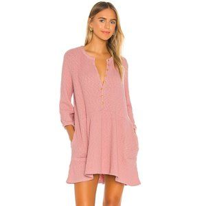 NWT Free People Blossom Button Up T-Shirt Dress